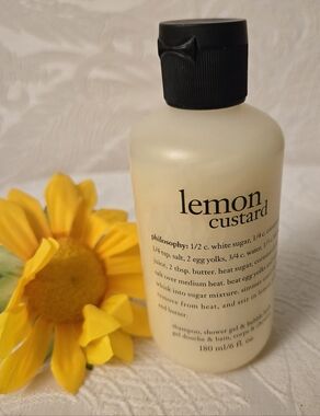 Philosophy *Lemon Custard* 3-in-1 Bath, Shampoo & Shower Gel 6 oz NEW